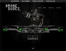 Tablet Screenshot of dronedudes.com